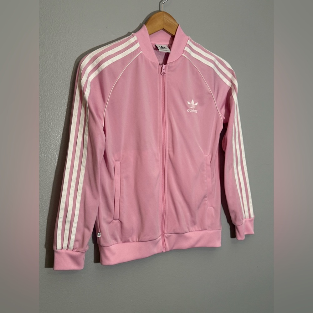 Adidas Originals Women’s SST Pink Track Jacket | Medium - Picture 2 of 3
